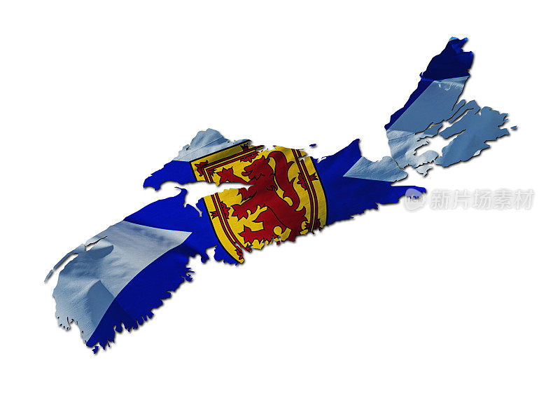 Nova Scotian Map /国旗